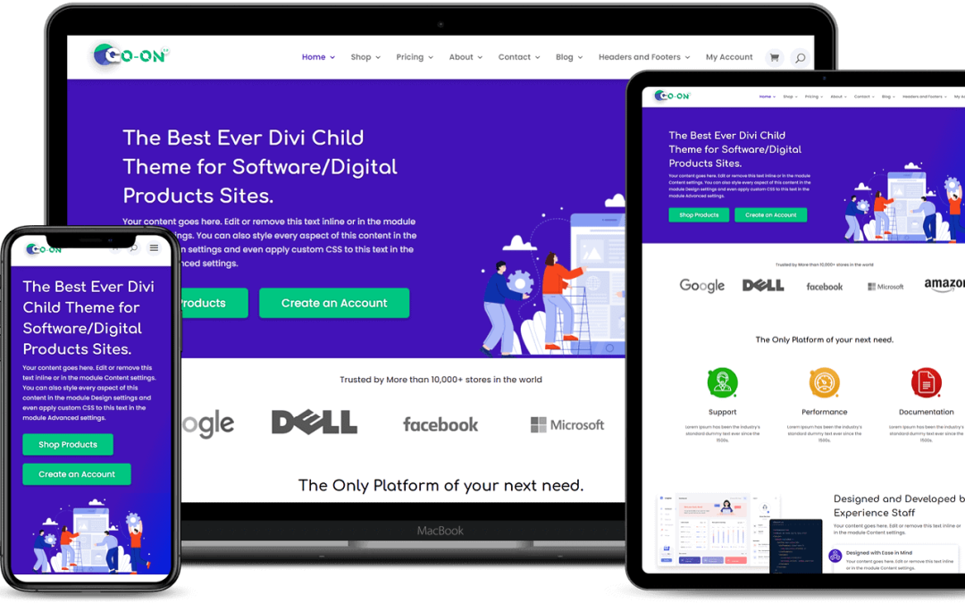 Gloednieuwe website ontwerp